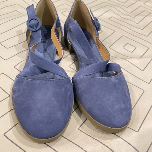 Camper Blue Round Toe Flats - Picture 3 of 13